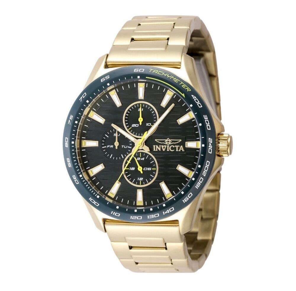 Invicta Racing Men’s Watch 44mm Gold New in Box